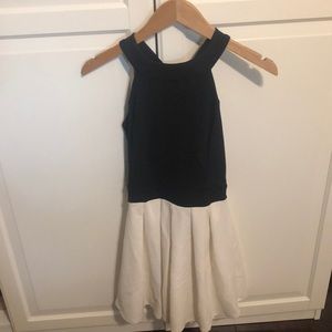 Black and white dress